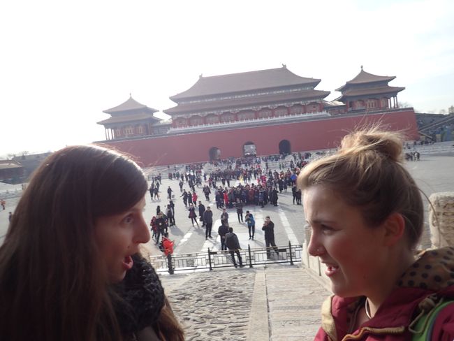 1 million Chinese tourists. You can't even see the Forbidden City because of all the tourists.
