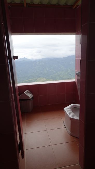 Toilette mit Aussicht