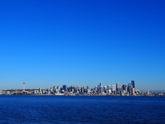 Seattle, seen from the Ferry to Bainbridge Island