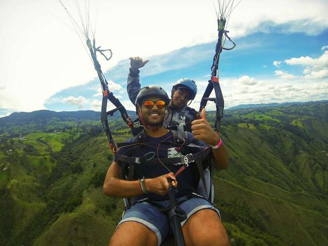 Paragliding in Medellin 👍