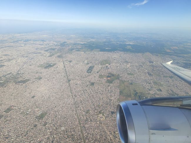 Anflug Buenos Aires