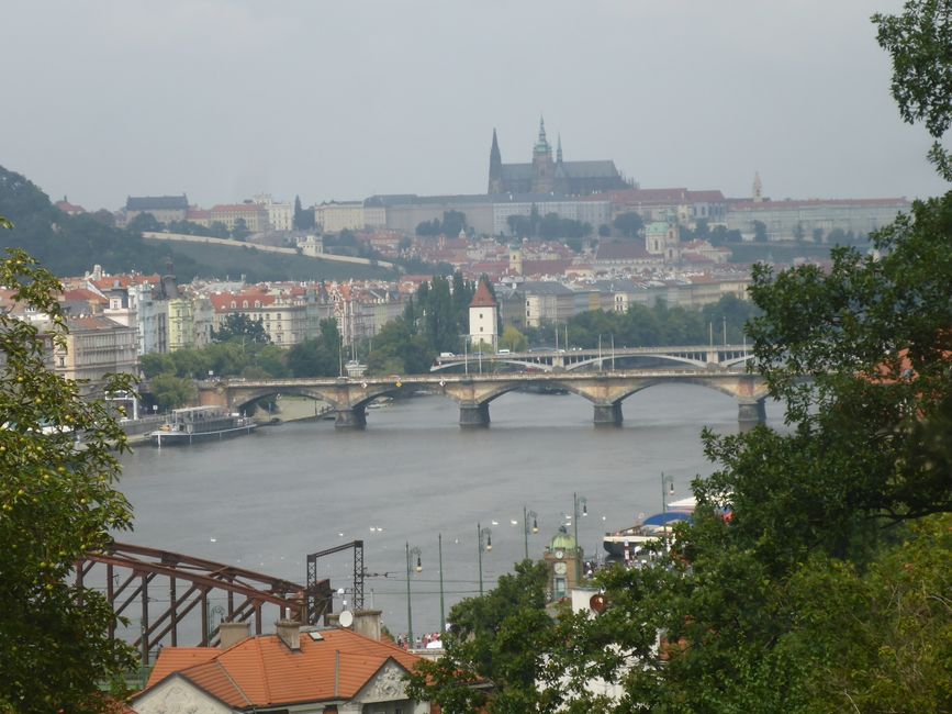 Prag und die Vltava bis zur Mündung