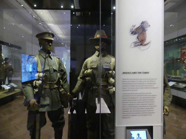 Exhibits inside the museum