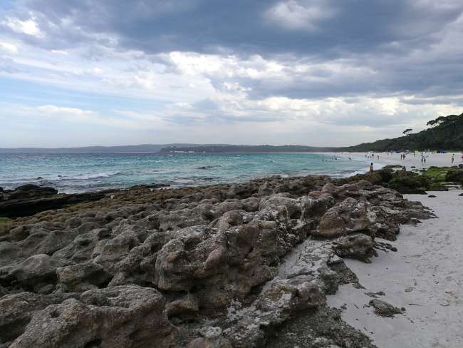 "Hyams Beach: officially the whitest sand in the whole wide world!"
