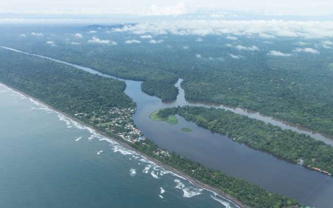 Tortuguero - This is a nice view of the location of the small village, as described in the text. I found it very interesting.