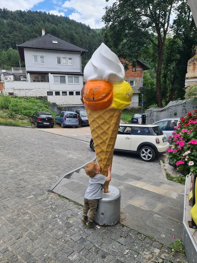 Eis gabs auch.