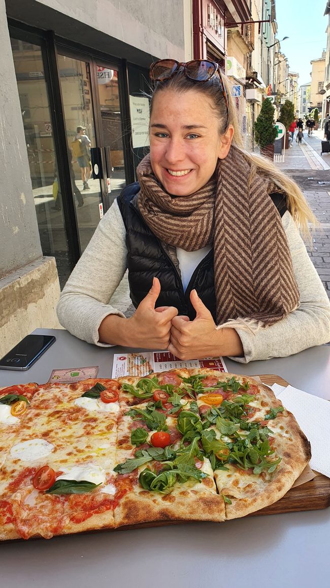 Echte italienische Pizza in Carcassonne!