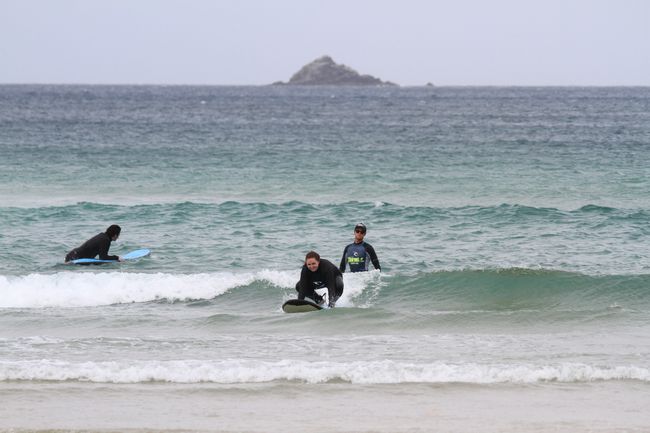 28.10.18 - erstes Mal Surfen