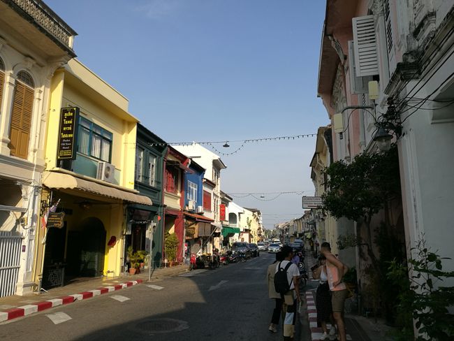 The street where our hostel is located.