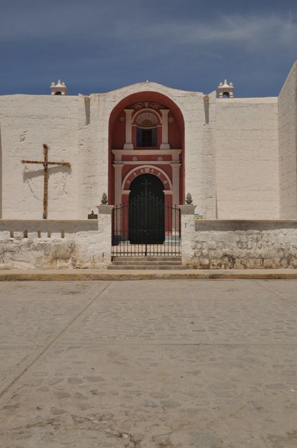 Die Kirche folgt dem großen Vorbild aus Arequipa