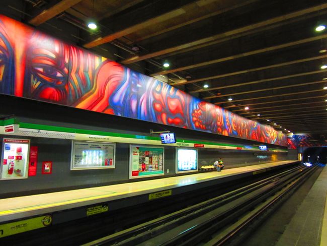Art in the metro station