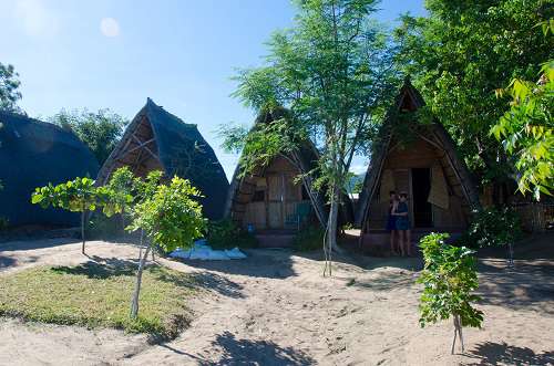 Our huts at Lake Malawi