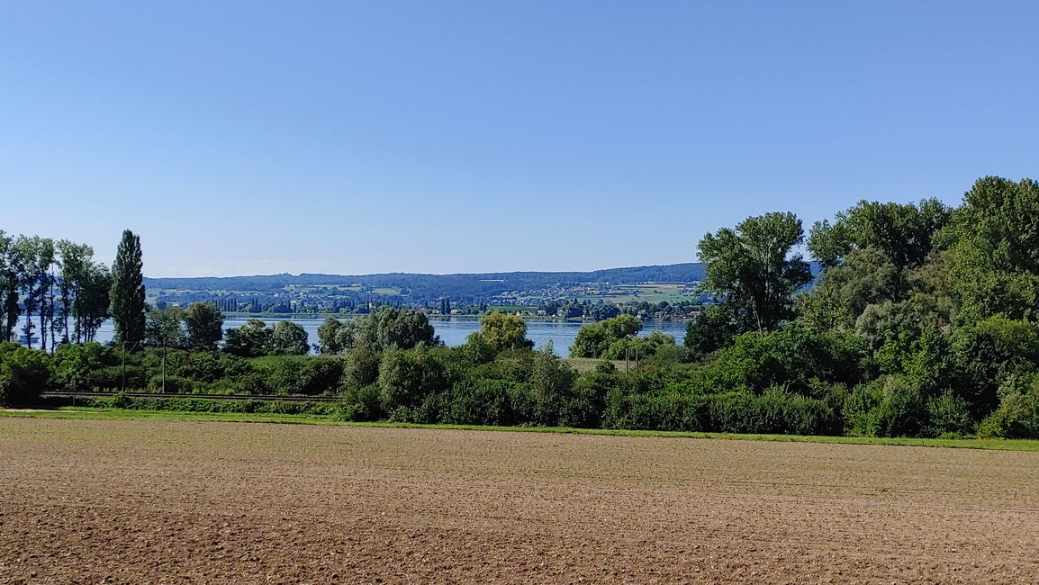 First glimpse of Lake Constance