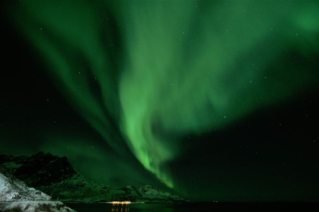 Polarlichter im Grotfjord, Tromsö