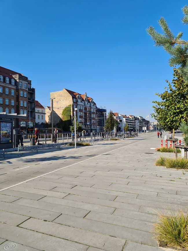 Die Hafenstraße in Arrhus