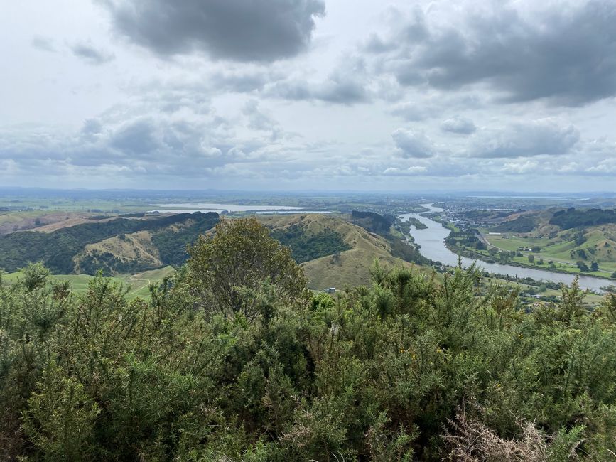 Upper Lookout mit Blick auf den Waikato River