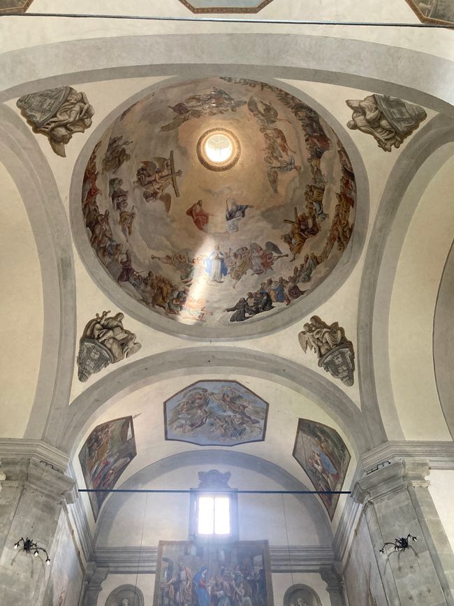 Angekommen in Pieve di San Stefano in der Chiese Santa Maria di Lumi