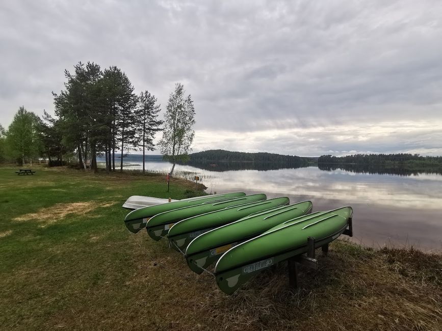 Evening walk at Öresjön