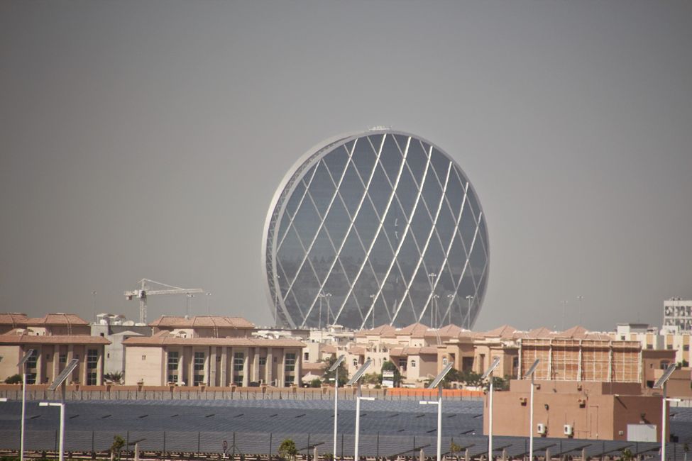 View towards Abu Dhabi