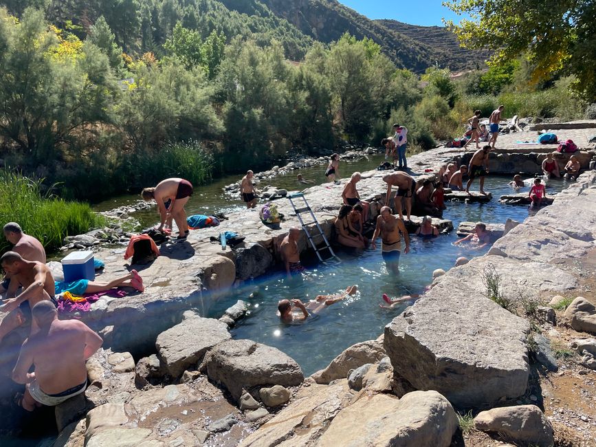 Hot springs in Arnedillo