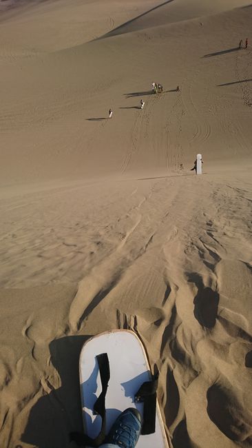 Going down the big dune