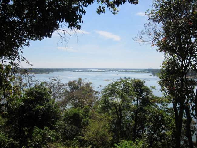 View from Don Khong towards Cambodia
