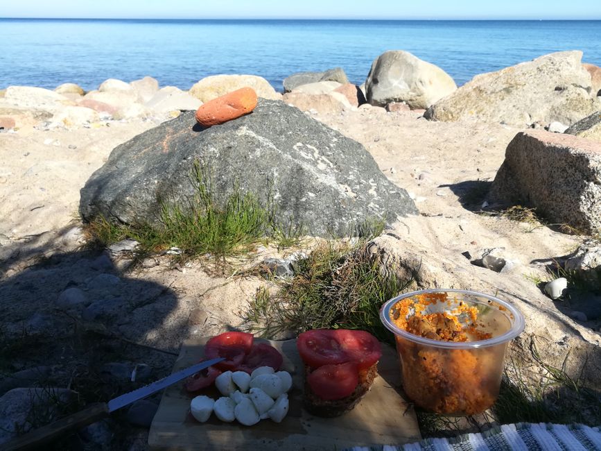 Beach day on the Baltic Sea