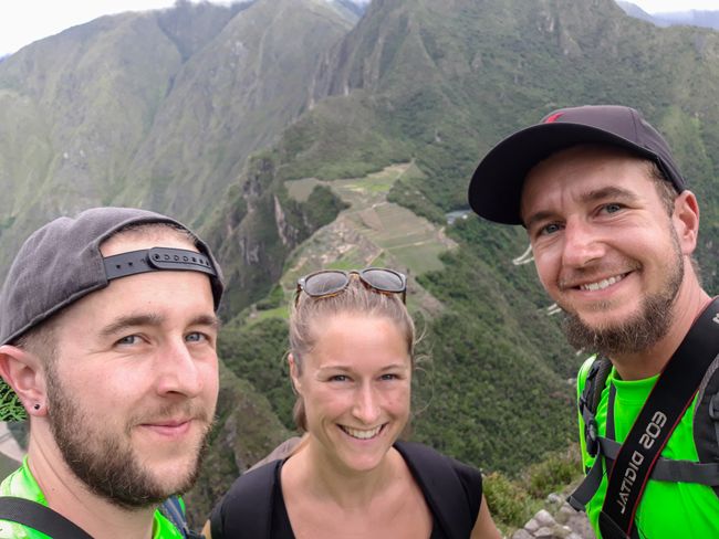 Peak selfie on Wayna Picchu