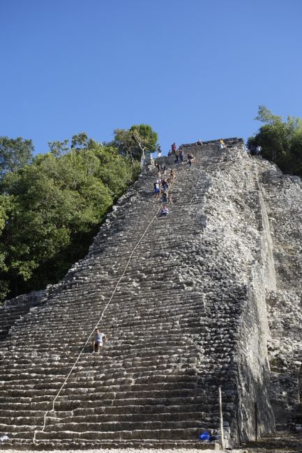 Nohoch Mul - The Great Pyramid of Cobá