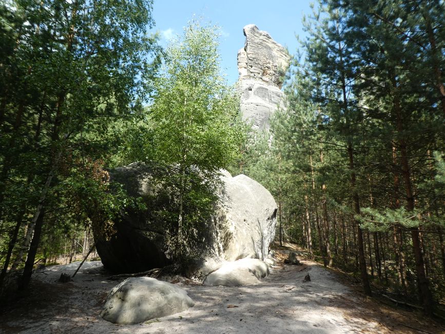 Wanderung zur Felsenstadt Hruboskalsko