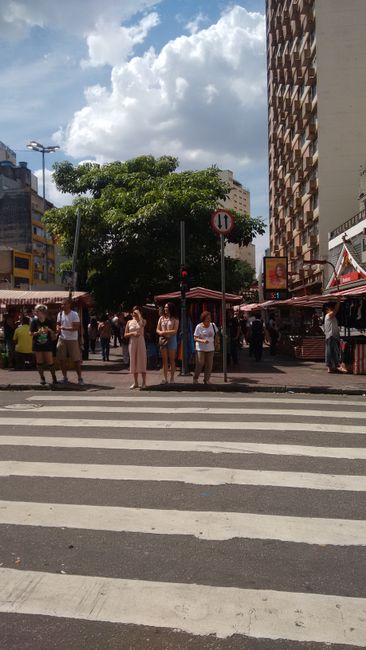 Traffic light in Liberdade