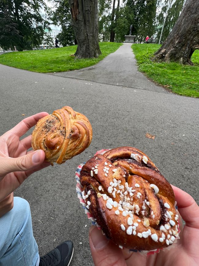 Cinnamon checks in Gothenburg 🥐 and lucky find in Norway 🇳🇴