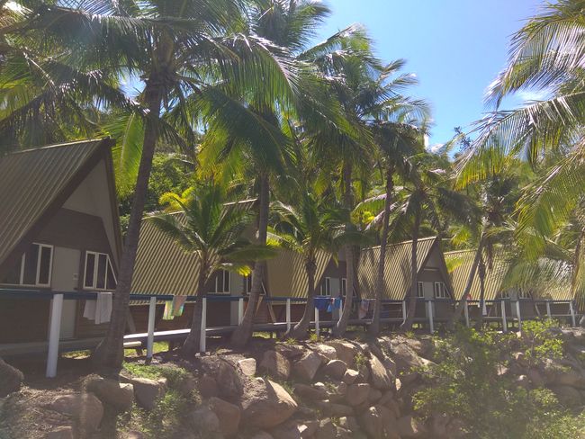 Our hostel: a real island feeling