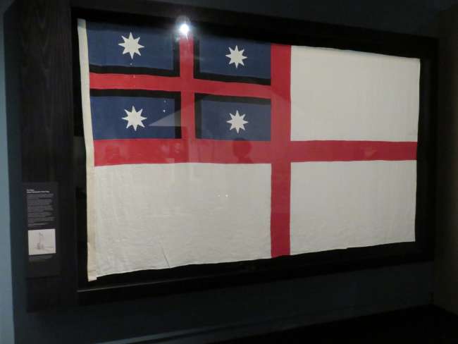Die alte Flagge Neuseelands