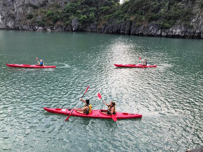 Auf der Dragon Pearl durch die Halong Bucht