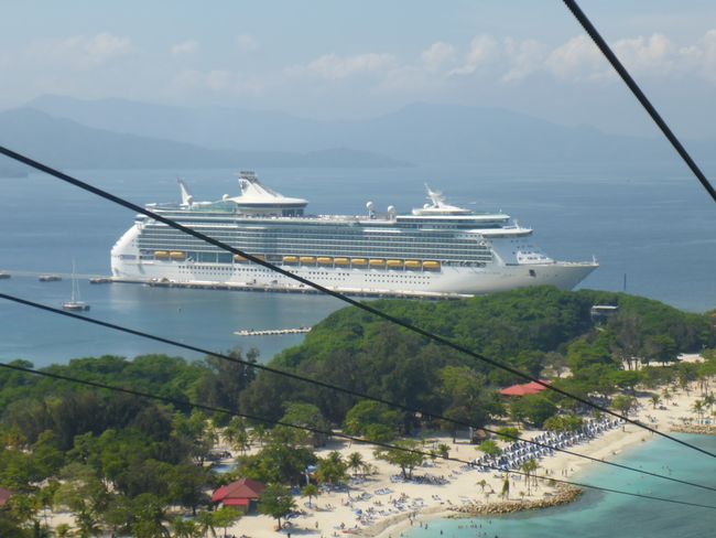 With Navigator to the Antilles, the ZIP Line on Labadee