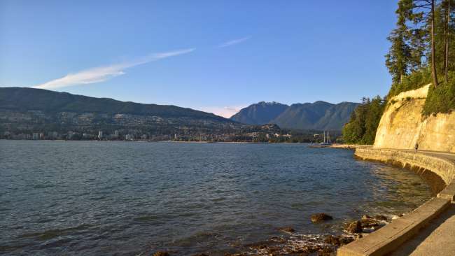 Blick auf North Vancouver