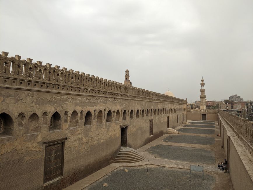 Blick auf die Ibn Tulun Moschee vom Gayer Anderson Museum aus
