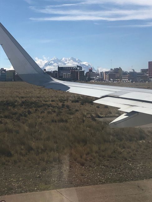 28th April: Flight from La Paz via Santiago de Chile to Puerto Montt