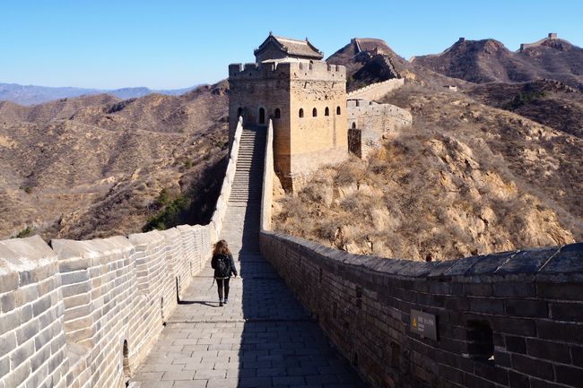 Ich auf der großen chinesischen Mauer 😀