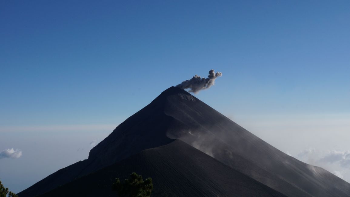 The majestic Fuego volcano