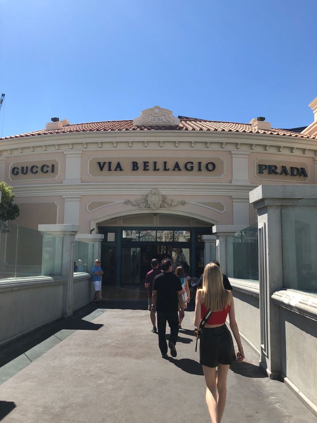 Nun geht’s ins Bellagio