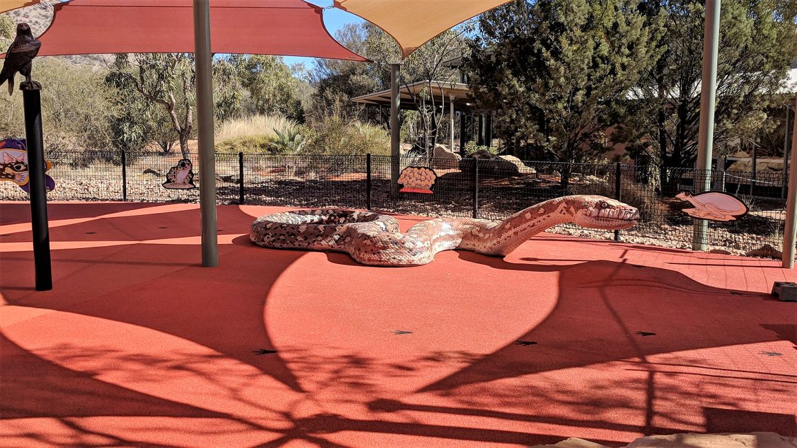 Giant snake in the Desert Park :-)