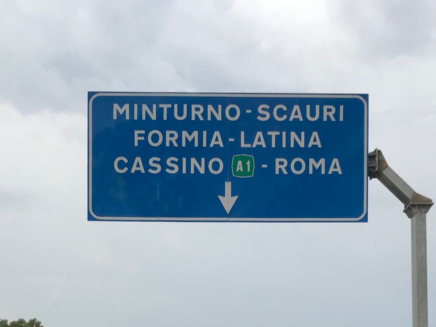 Richtung Roma 