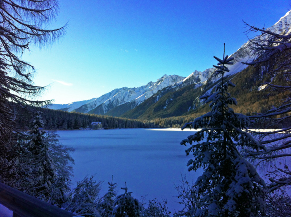 Antholzer Lake in Winter - Antholz Valley