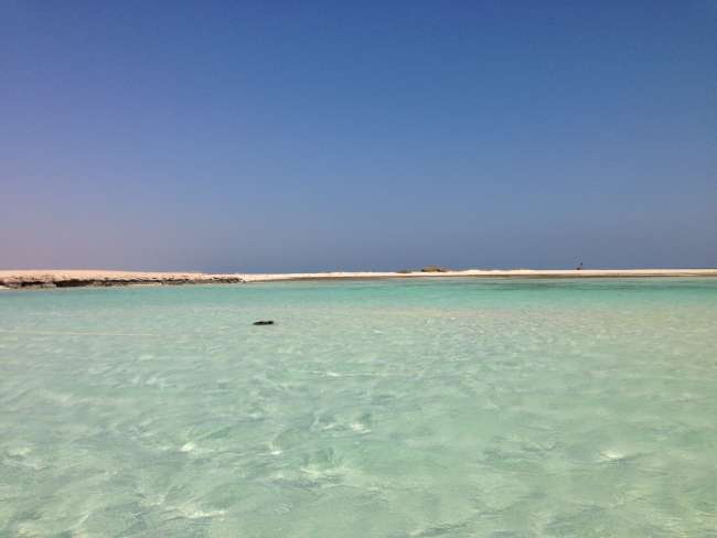 Deserted island off Hurghada