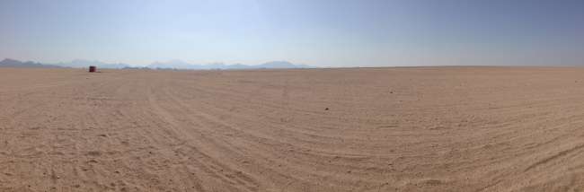 The vast desert near Hurghada