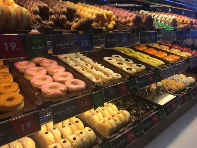 Donuts im Shopping Center