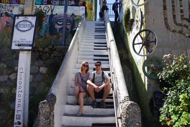 Die Treppe in der Calle Beethoven