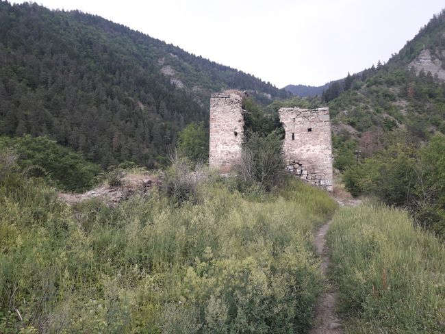 medieval fortress ruin
